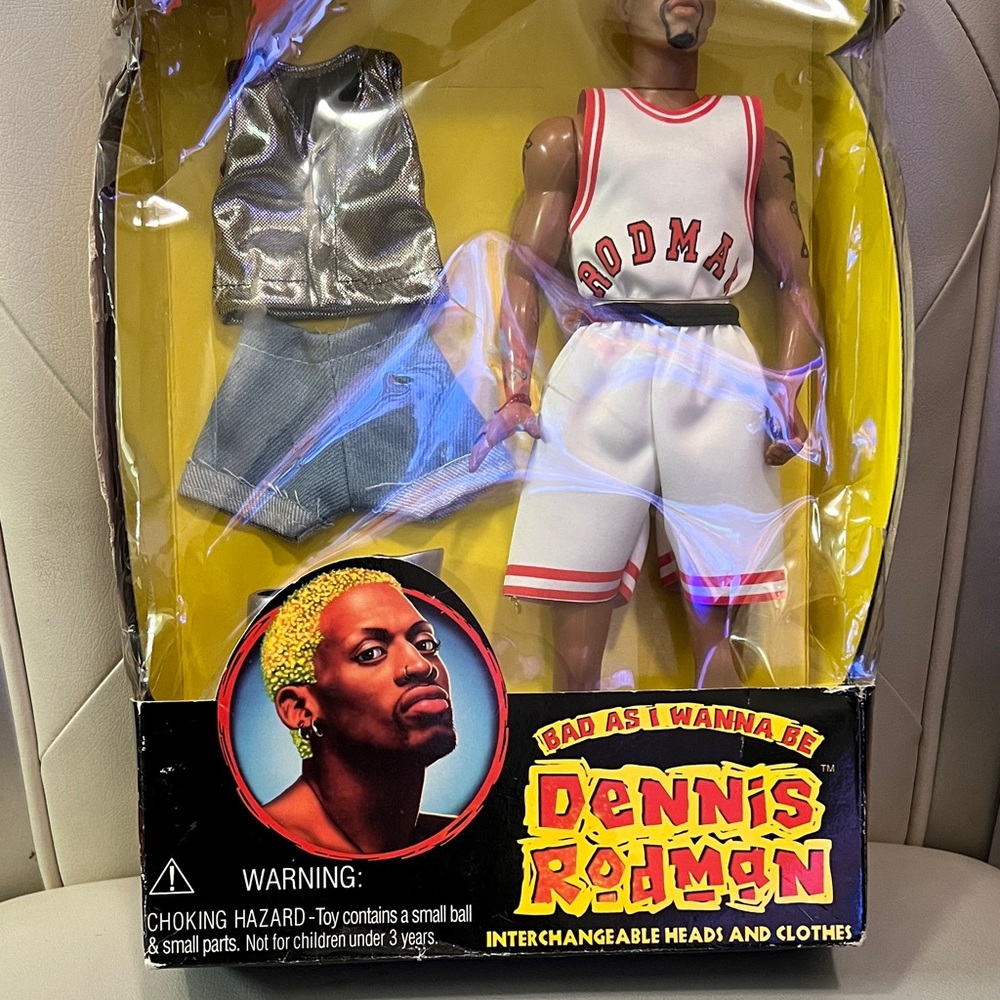 Dennis Rodman Action Figure with Interchangeable Clothes